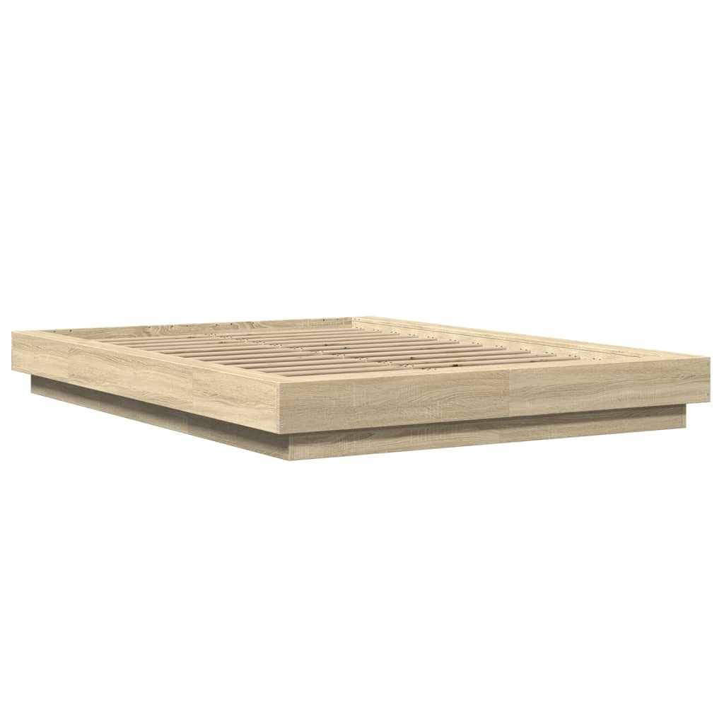Okvir za krevet boja hrasta 120x190 cm od konstruiranog drva