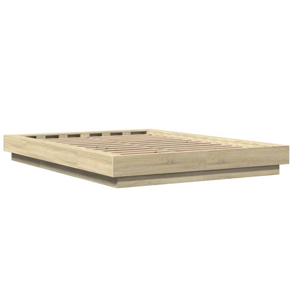 Okvir za krevet boja hrasta 120x190 cm od konstruiranog drva