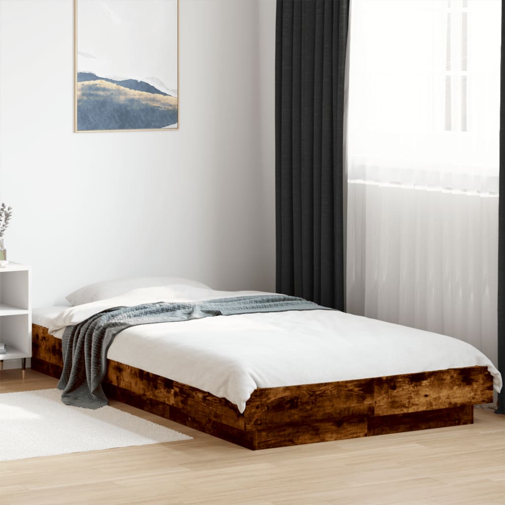 Okvir za krevet boja hrasta 90x190 cm konstruirano drvo
