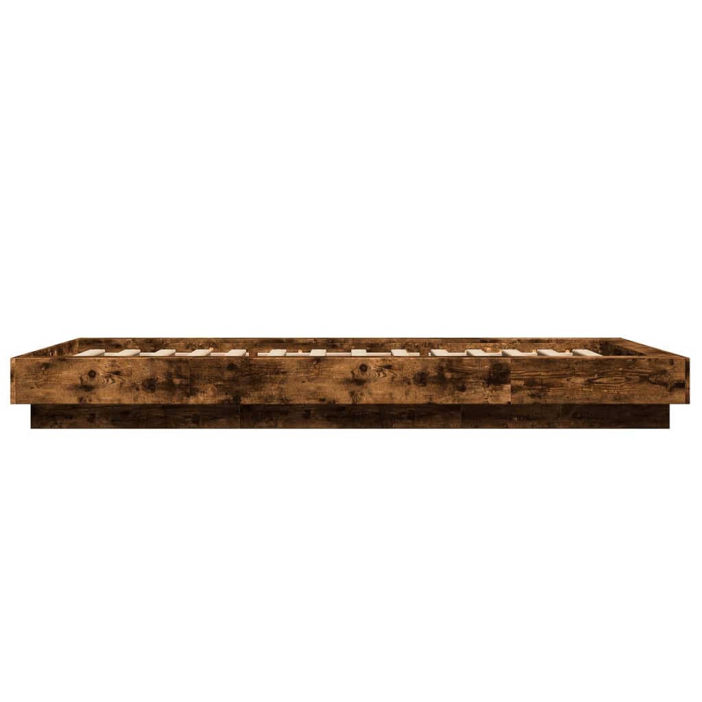 Okvir za krevet boja hrasta 75x190 cm konstruirano drvo