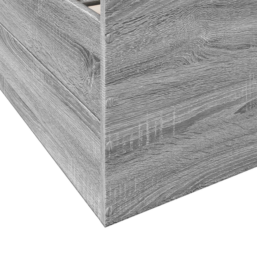 Okvir za krevet s ladicama boja hrasta 150x200 cm drveni