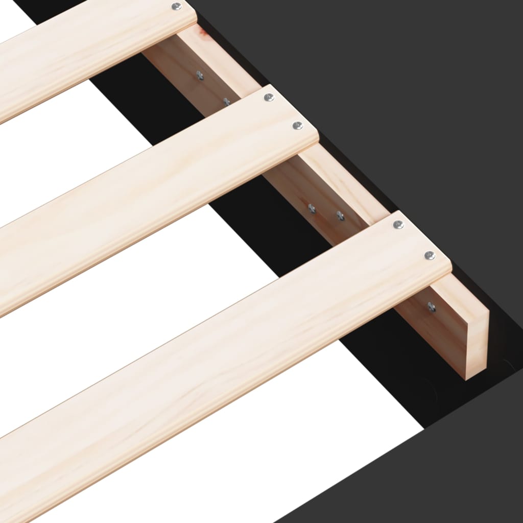 Okvir za krevet crni 100x200 cm konstruirano drvo