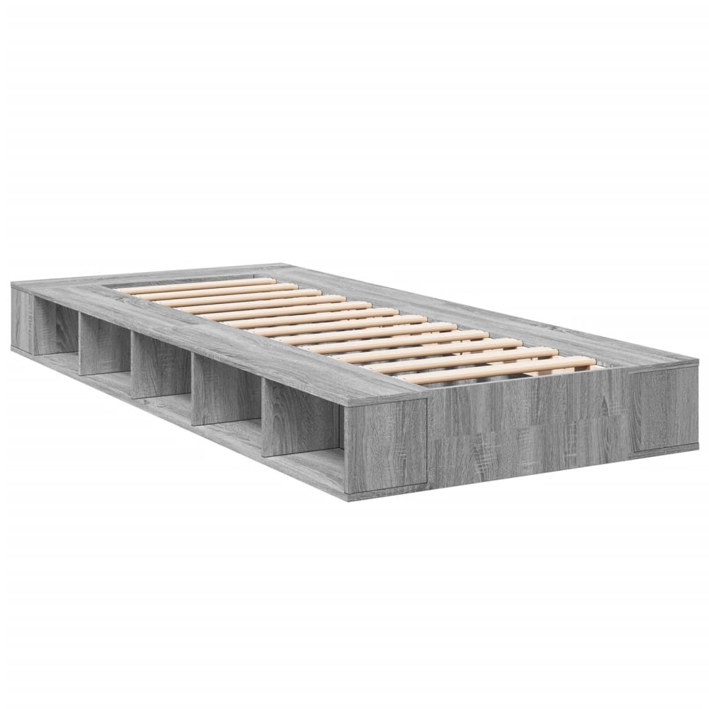 Okvir za krevet boja hrasta 100x200 cm od konstruiranog drva