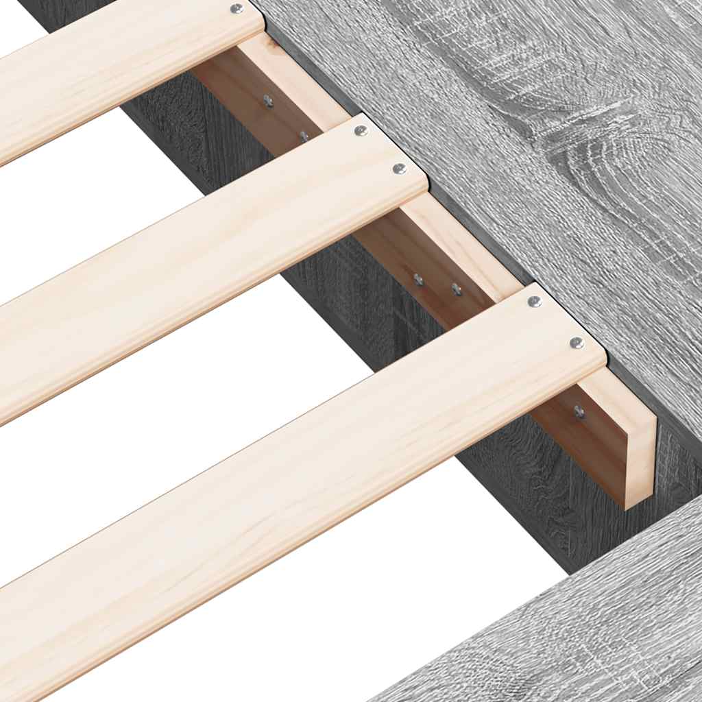 Okvir za krevet boja hrasta 90x200 cm od konstruiranog drva