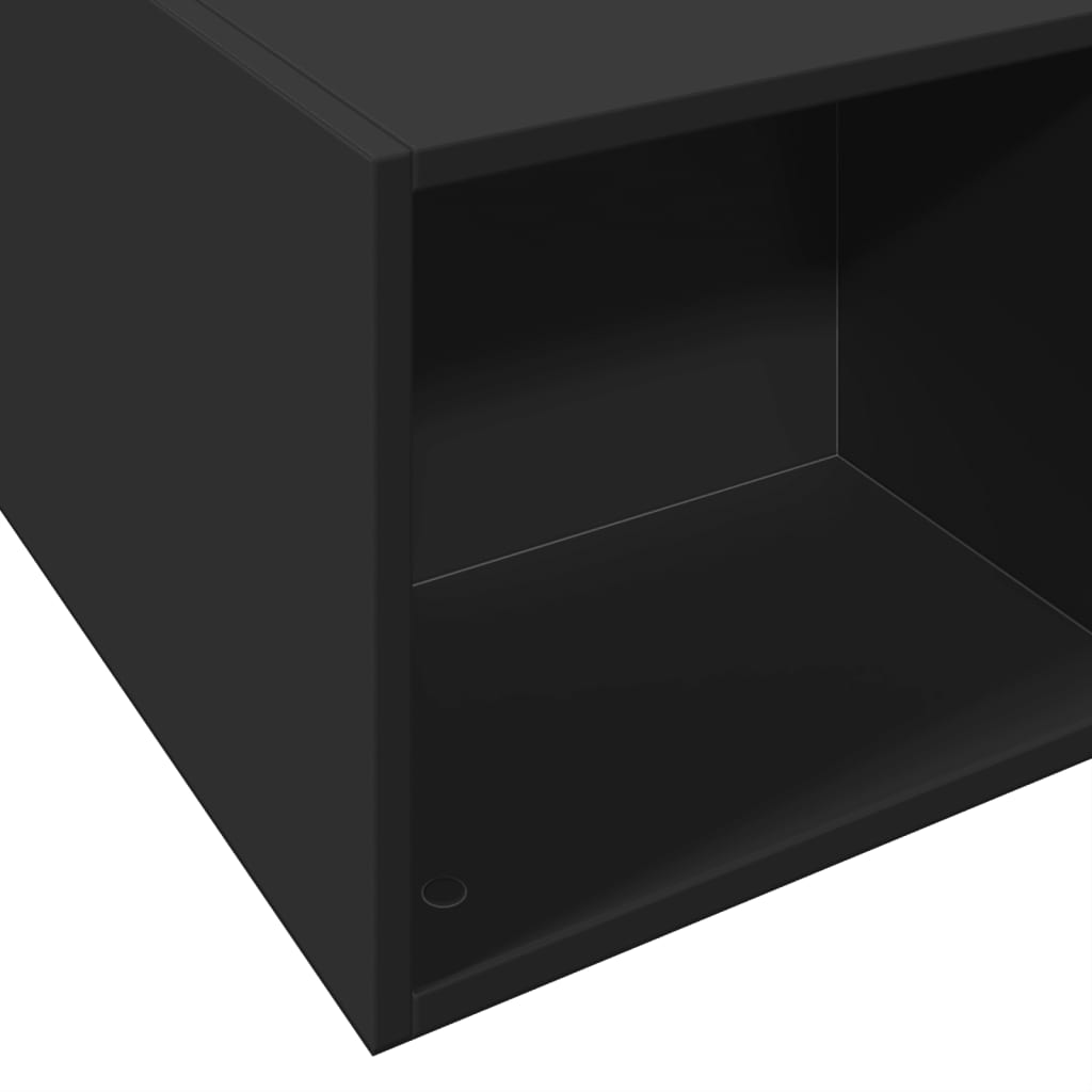 Okvir za krevet crni 135x190 cmkonstruirano drvo