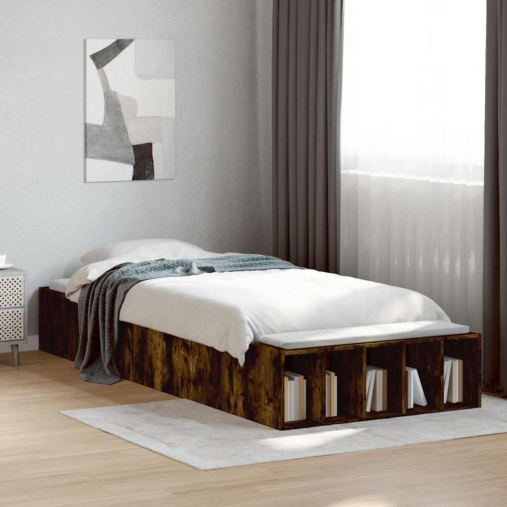 Okvir za krevet boja hrasta 90x190 cm konstruirano drvo