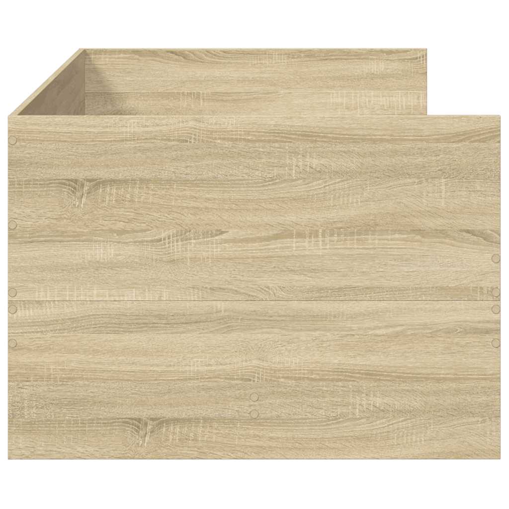 Dnevni krevet s ladicama bez madraca boja hrasta 100x200 cm