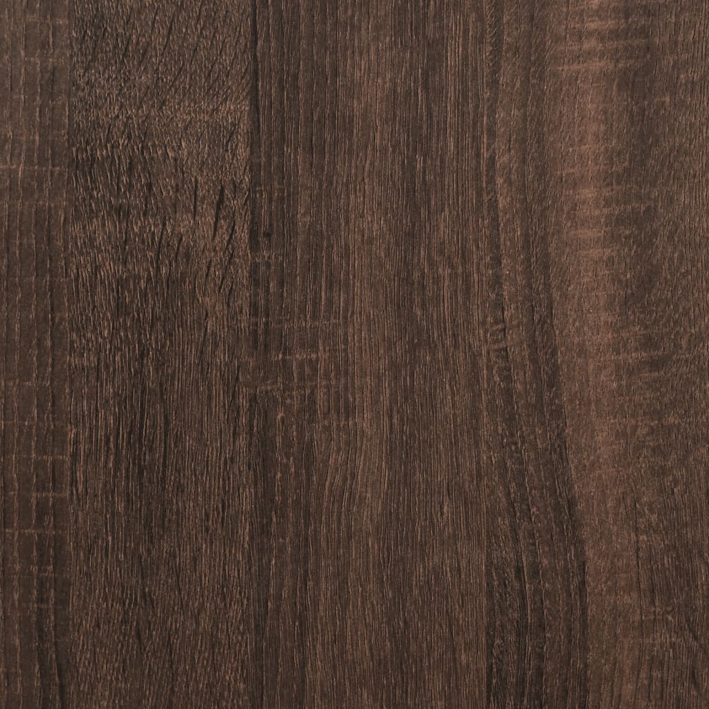 Dnevni krevet s ladicama bez madraca smeđa hrasta 90x200 cm