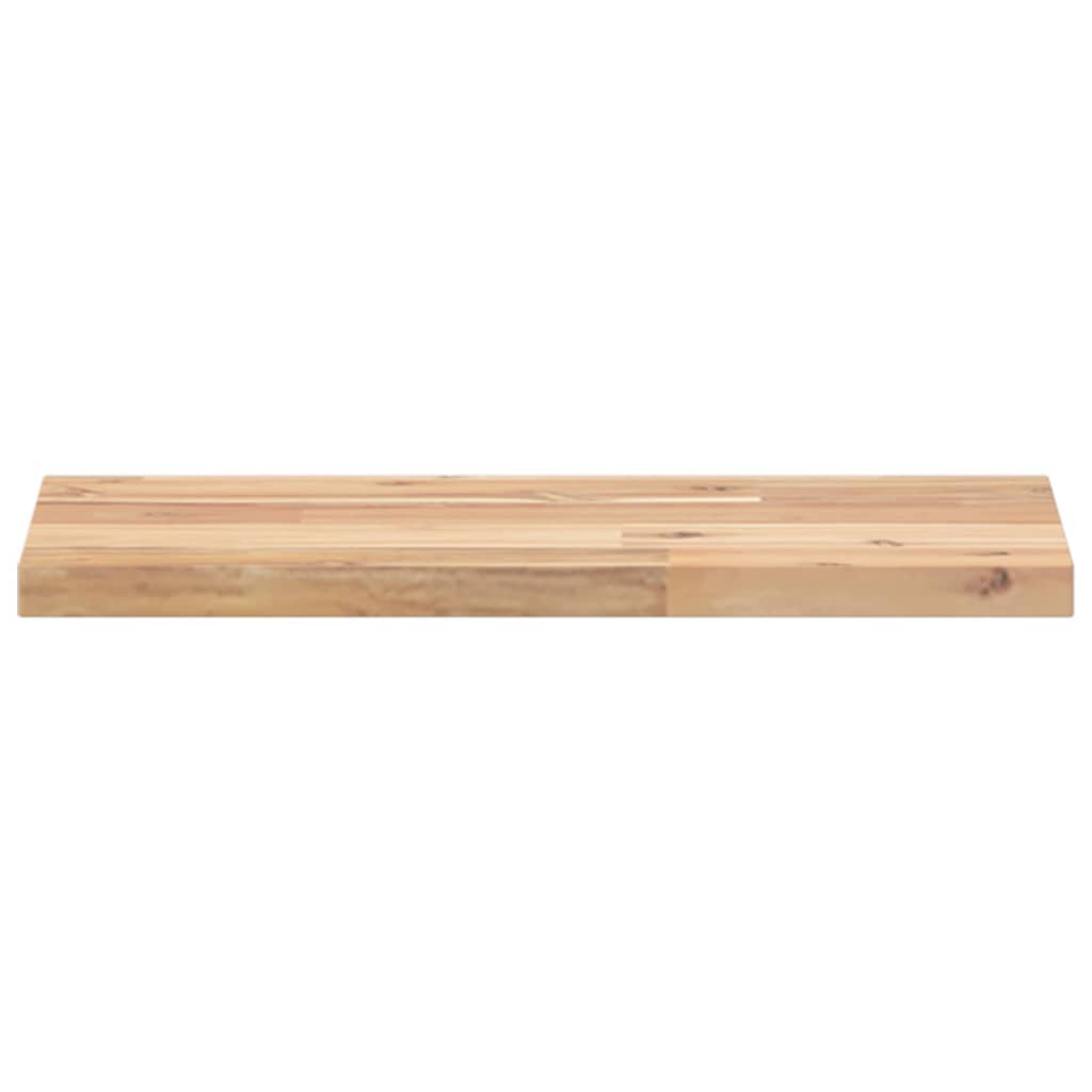 Plutajuće police 4 kom 60x20x2 cm Neobrađeno puno drvo akacije