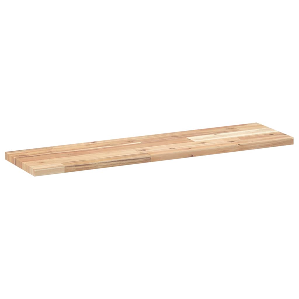 Plutajuće police 2 kom 100x20x2 cm Neobrađeno puno drvo akacije