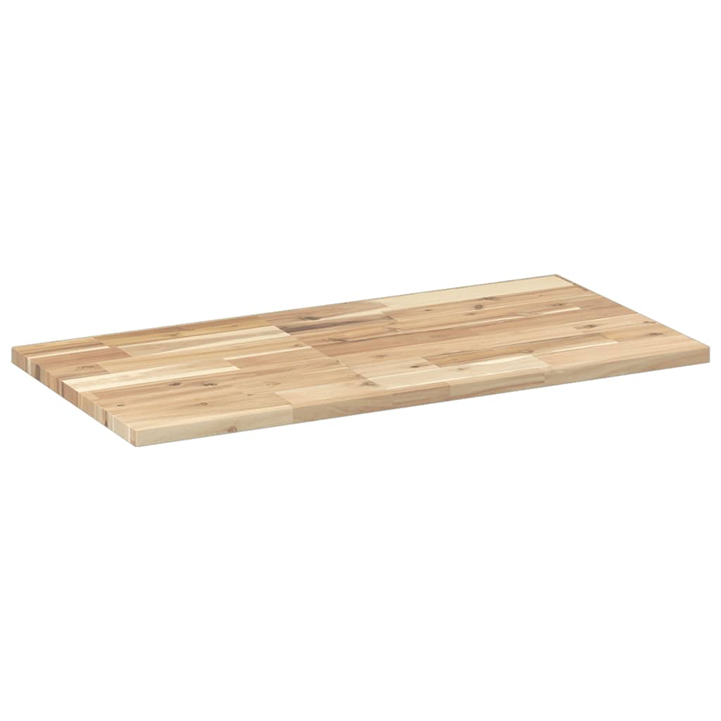 Plutajuće police 2 kom 80x40x2 cm Neobrađeno puno drvo akacije
