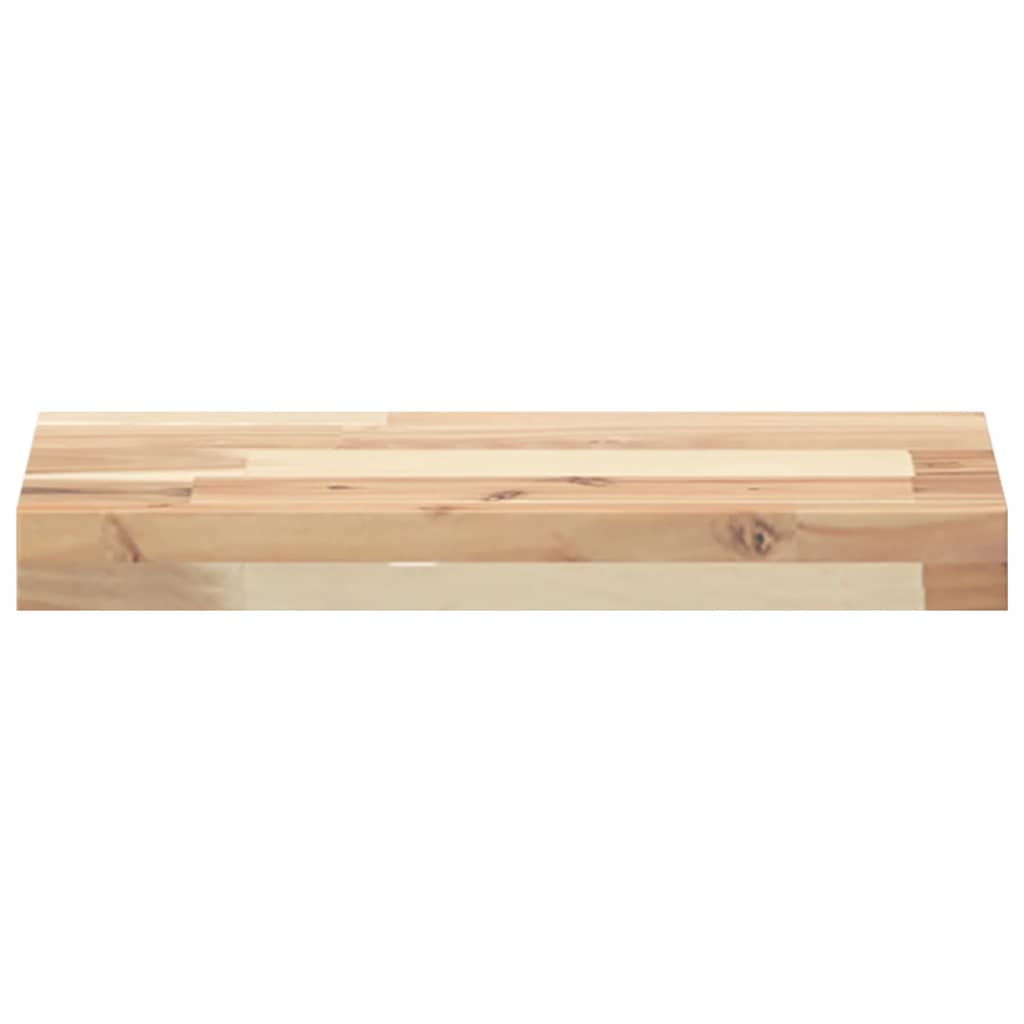 Plutajuća polica 40x20x4 cm Neobrađeno puno drvo akacije