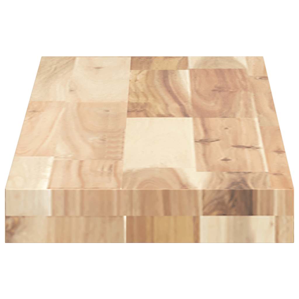 Plutajuća polica 100x20x4 cm Neobrađeno puno drvo akacije