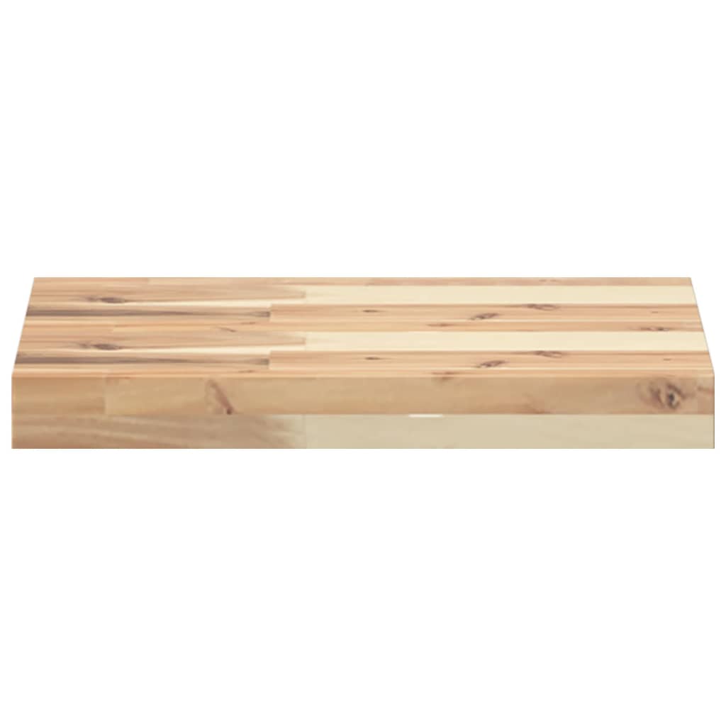 Plutajuća polica 60x30x4 cm Neobrađeno puno drvo akacije