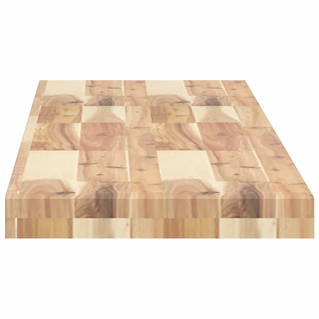 Plutajuća polica 120x30x4 cm masivno neobrađeno drvo bagrema