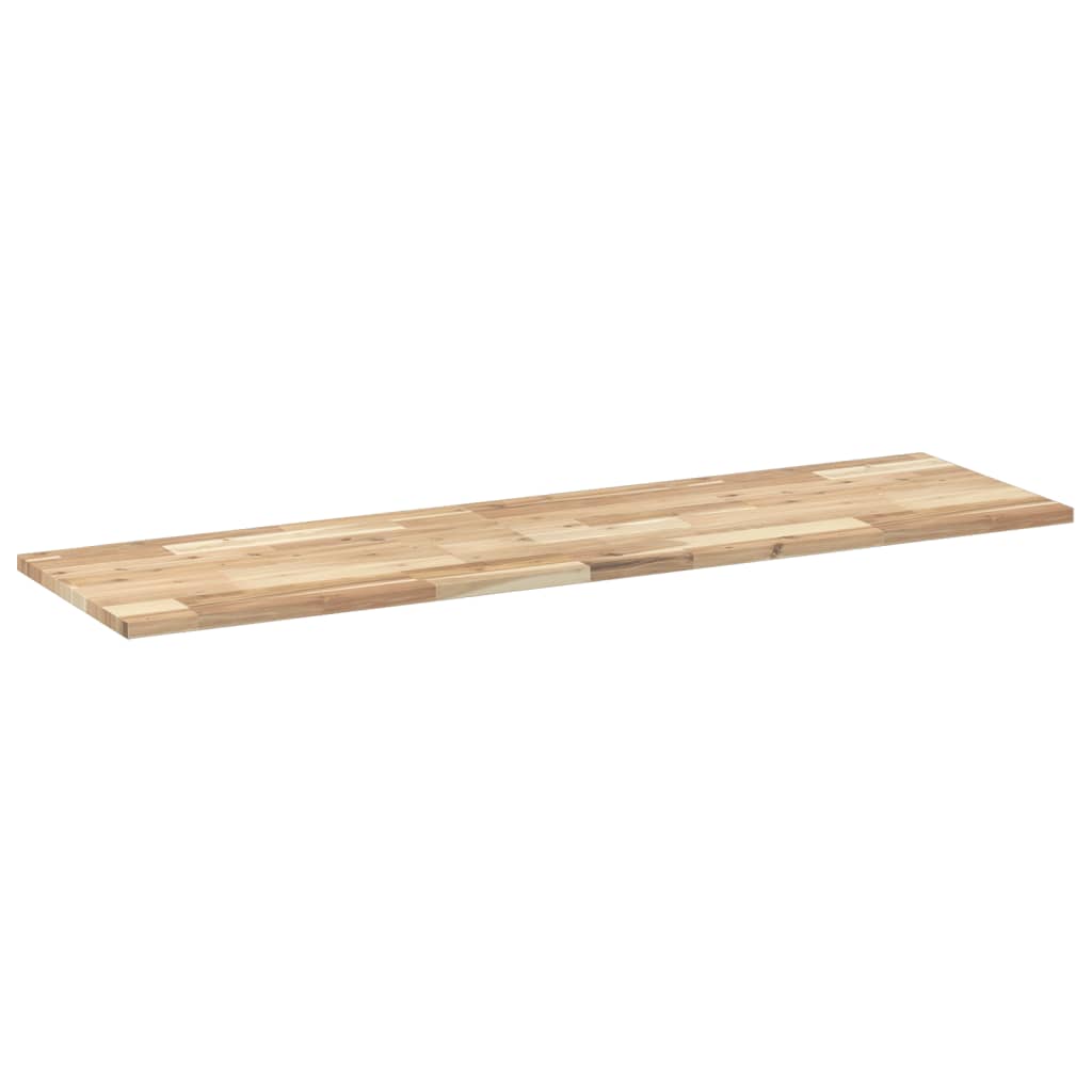 Površina za umivaonik neobrađena 140x40x2 cm od drva bagrema