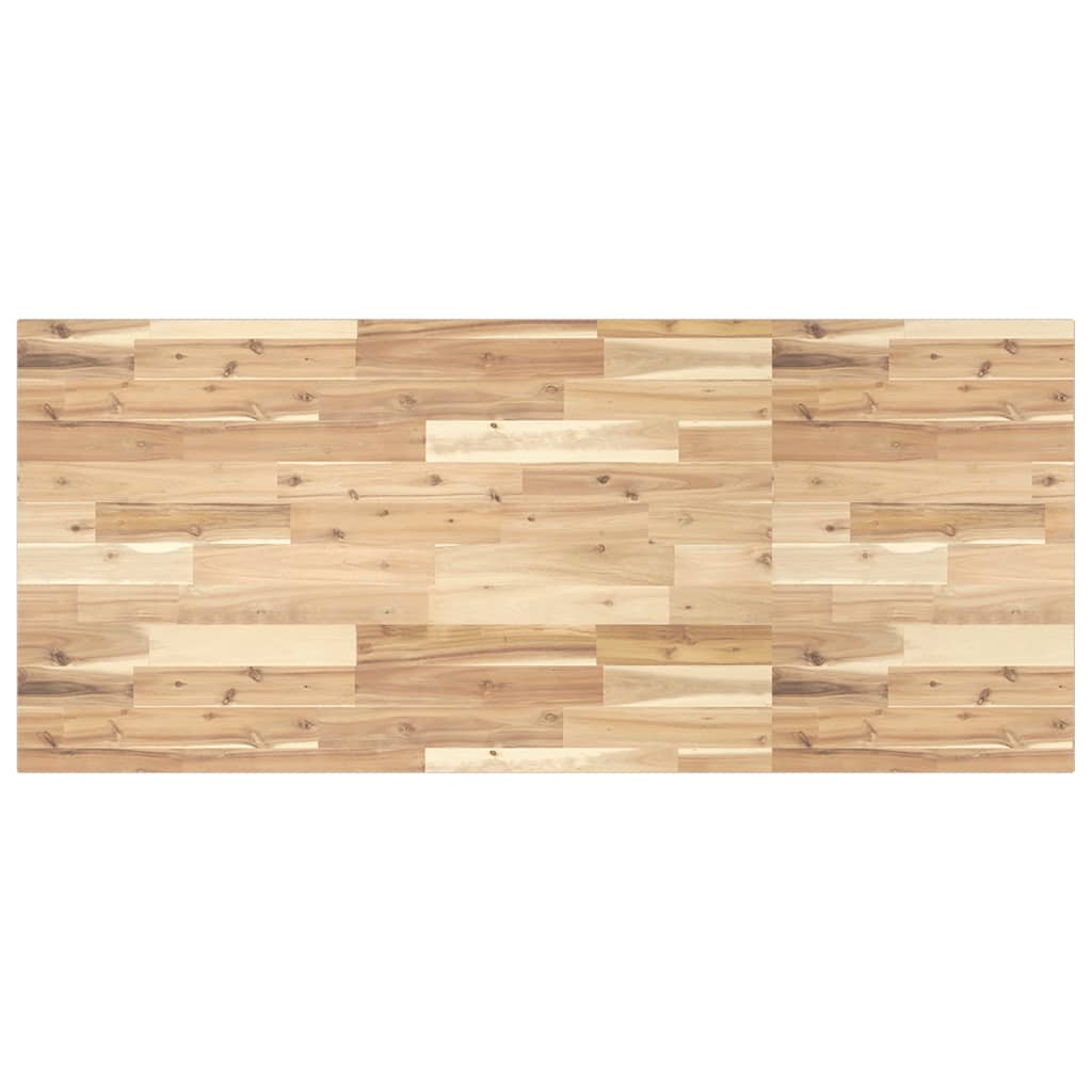 Površina za umivaonik neobrađena 140x60x2 cm od drva bagrema