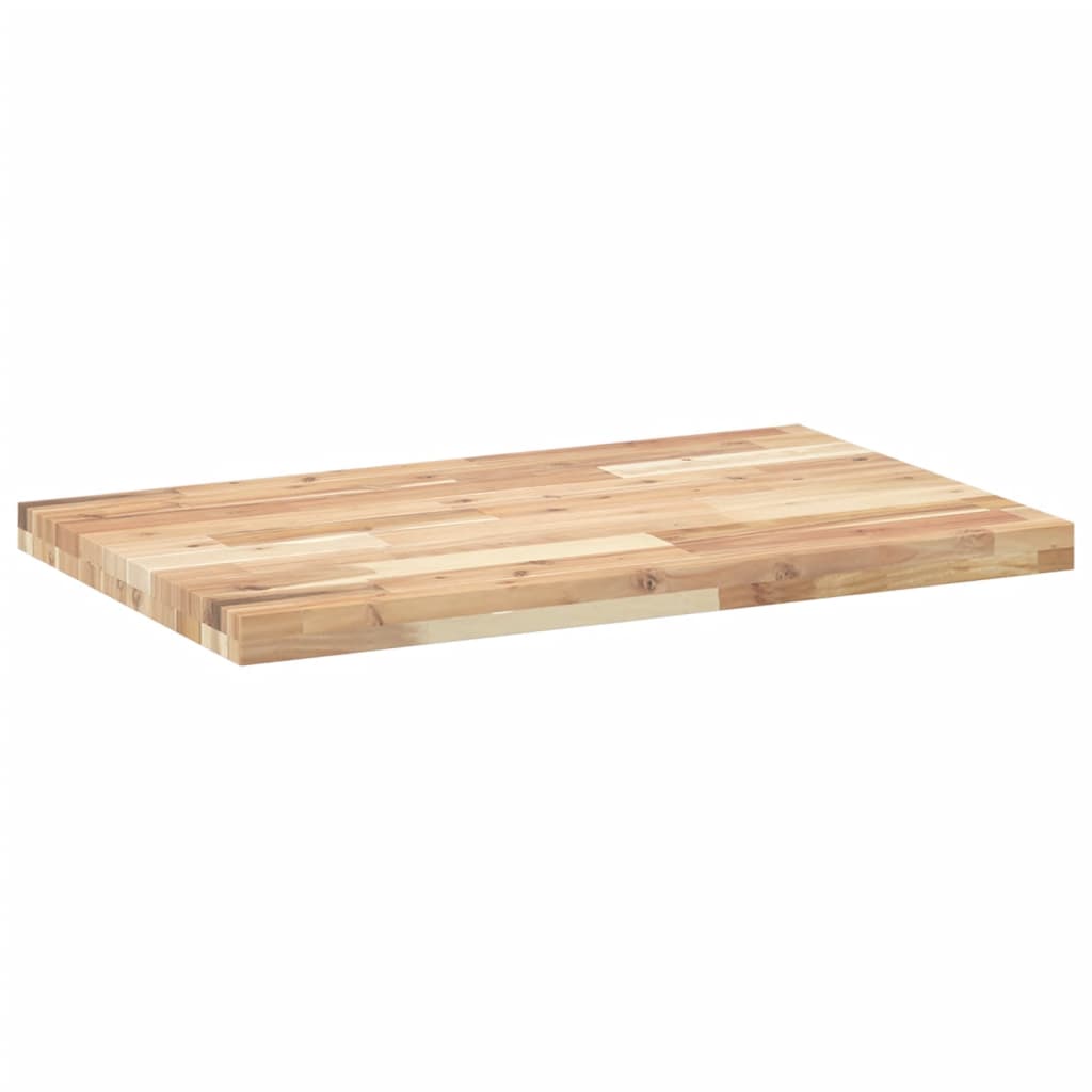 Površina za umivaonik neobrađena 160x50x4 cm od drva bagrema