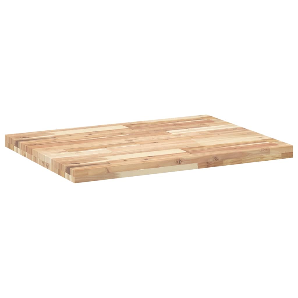 Ploča za radni stol neobrađena 80x60x4 cm od bagremovog drva