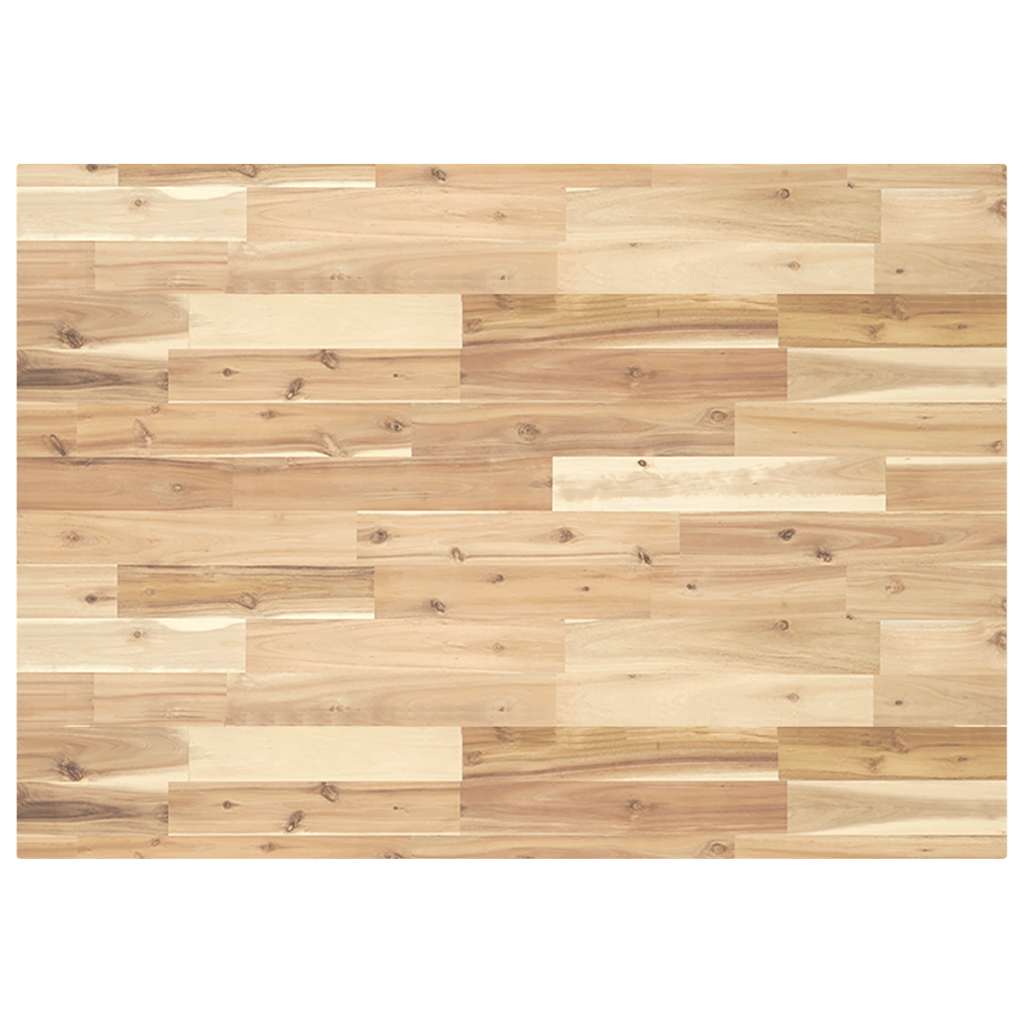 Ploča za radni stol neobrađena 80x70x4 cm od bagremovog drva