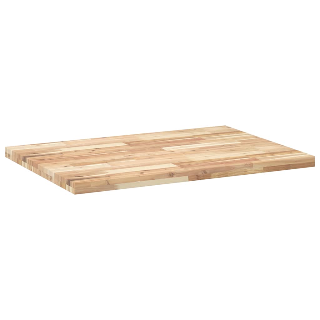 Ploča za radni stol neobrađena 100x70x4 cm od bagremovog drva