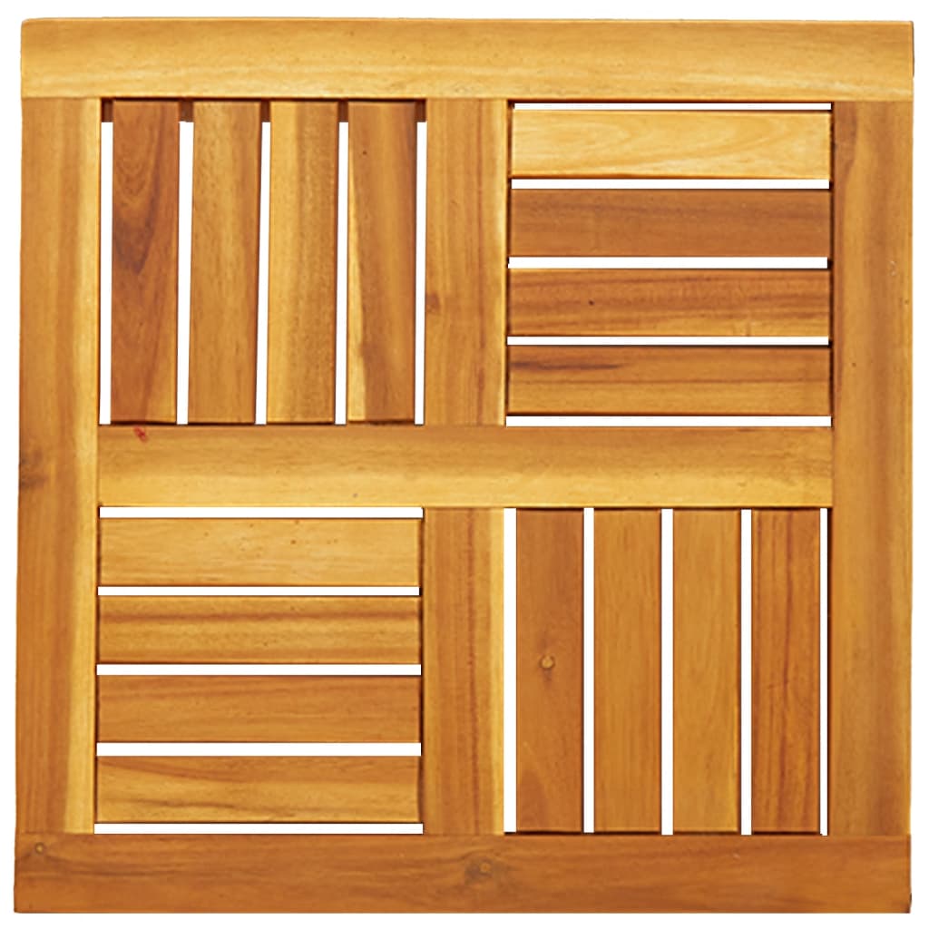 Stolna ploča 50x50x2 cm četvrtasta od masivnog drva bagrema