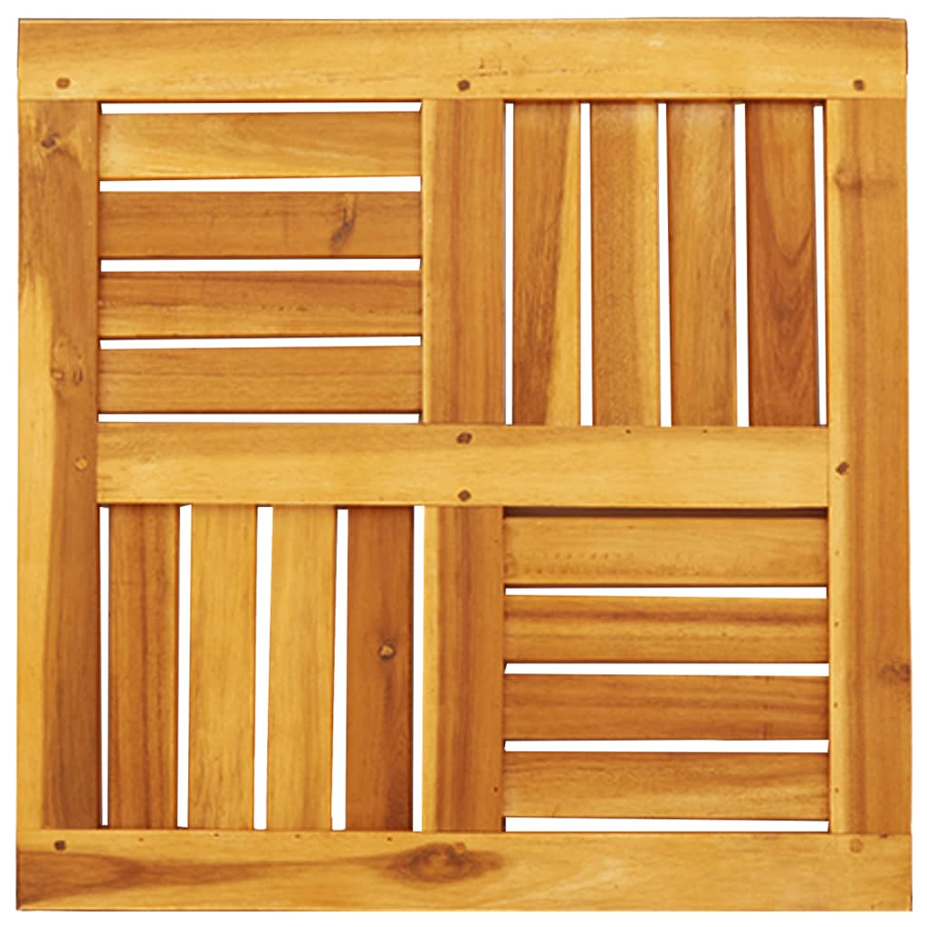 Stolna ploča 50x50x2 cm četvrtasta od masivnog drva bagrema