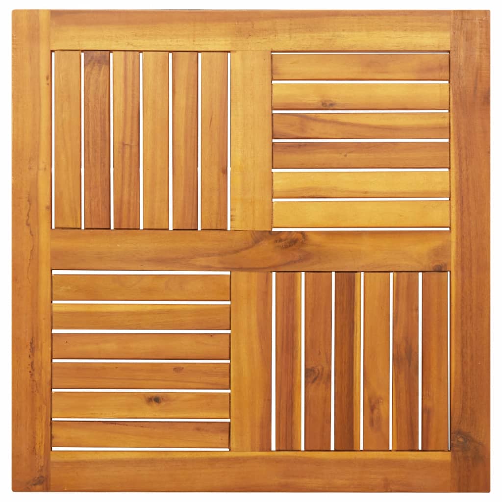 Stolna ploča 70x70x2 cm četvrtasta od masivnog drva bagrema
