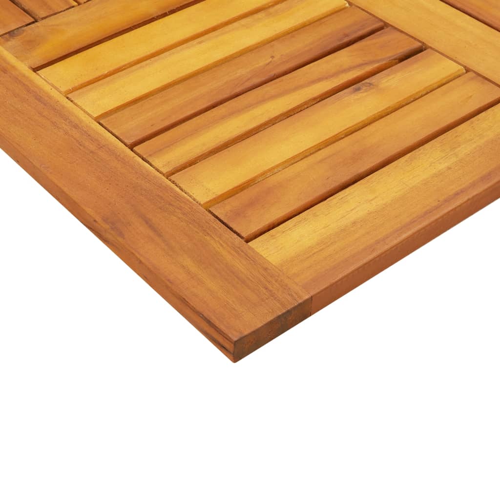 Stolna ploča 70x70x2 cm četvrtasta od masivnog drva bagrema