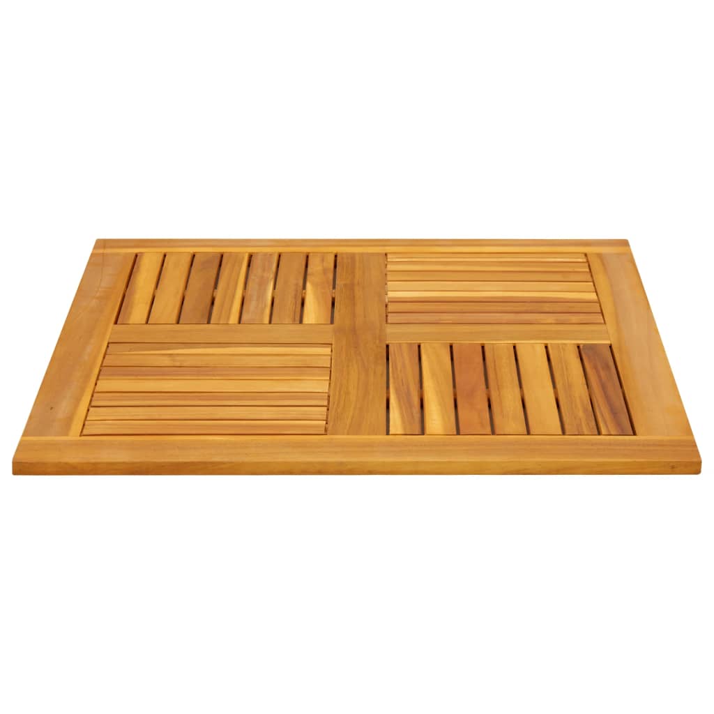 Stolna ploča 80x80x2,2 cm četvrtasta od masivnog drva bagrema
