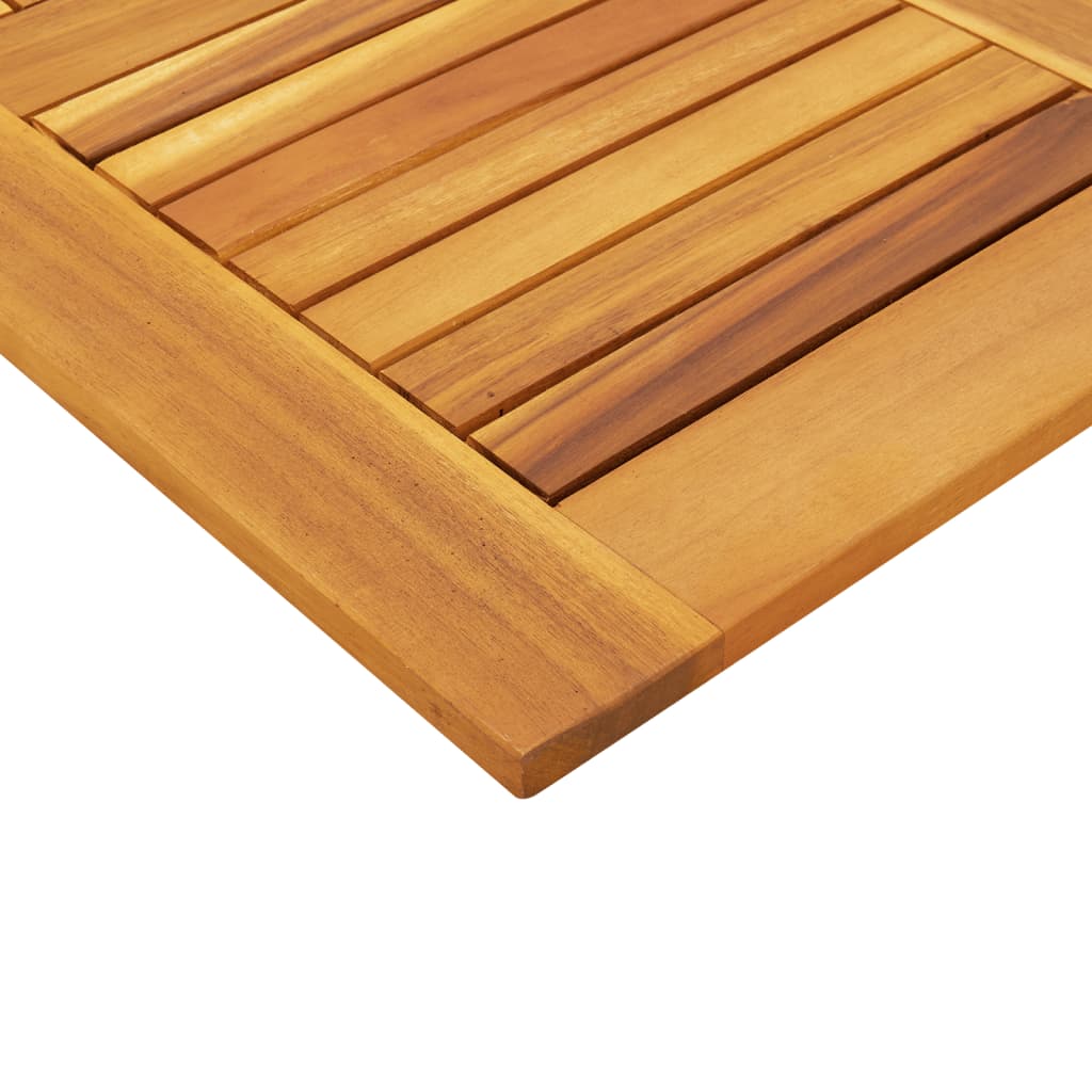 Stolna ploča 80x80x2,2 cm četvrtasta od masivnog drva bagrema