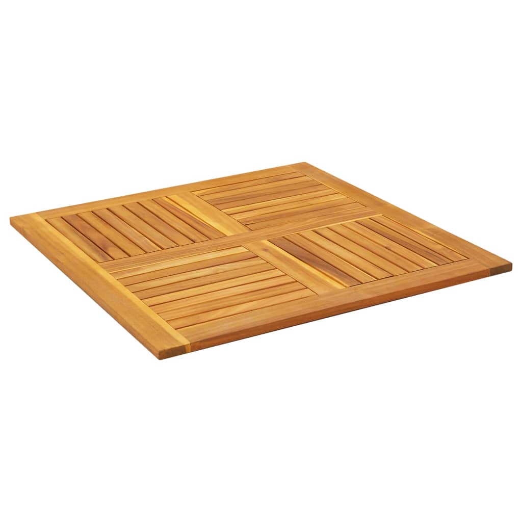 Stolna ploča 90x90x2,2 cm četvrtasta od masivnog drva bagrema