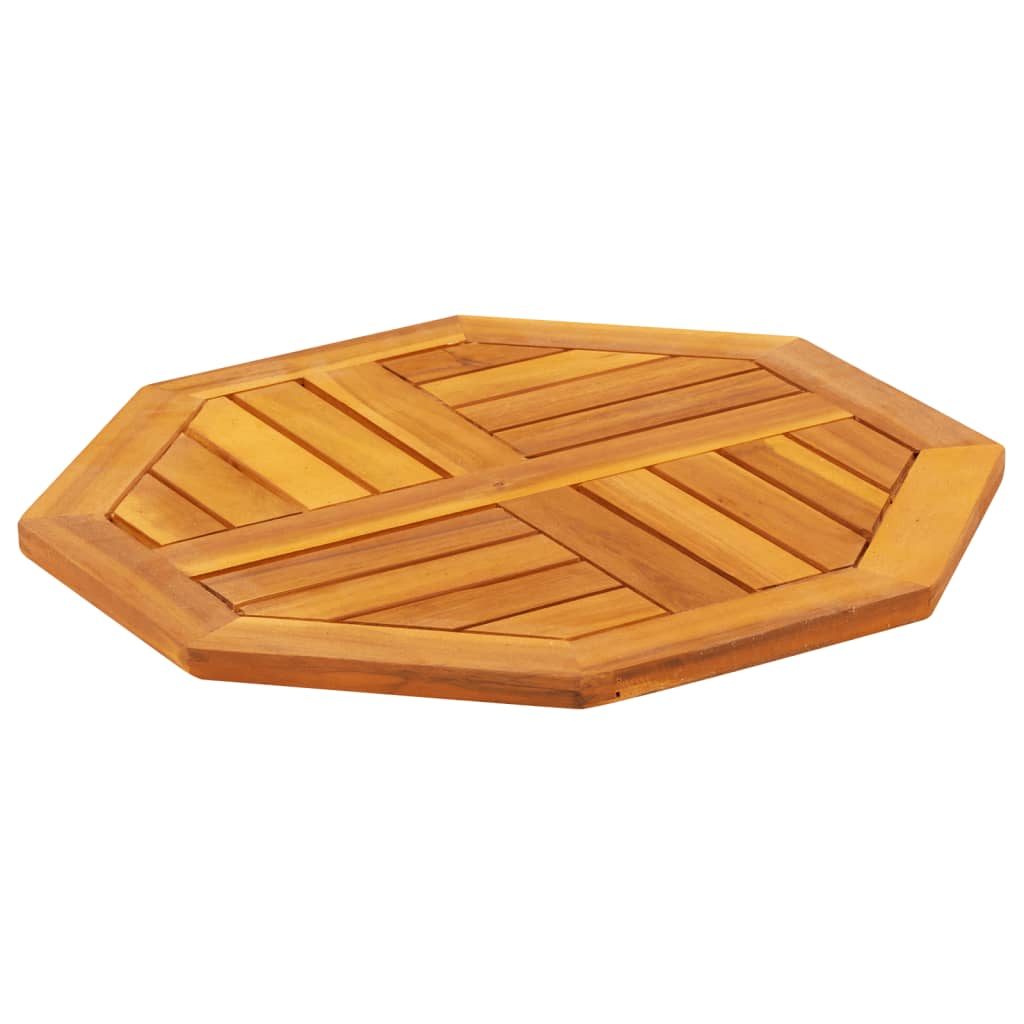 Stolna ploča 50x50x2 cm osmerokutna od masivnog drva bagrema