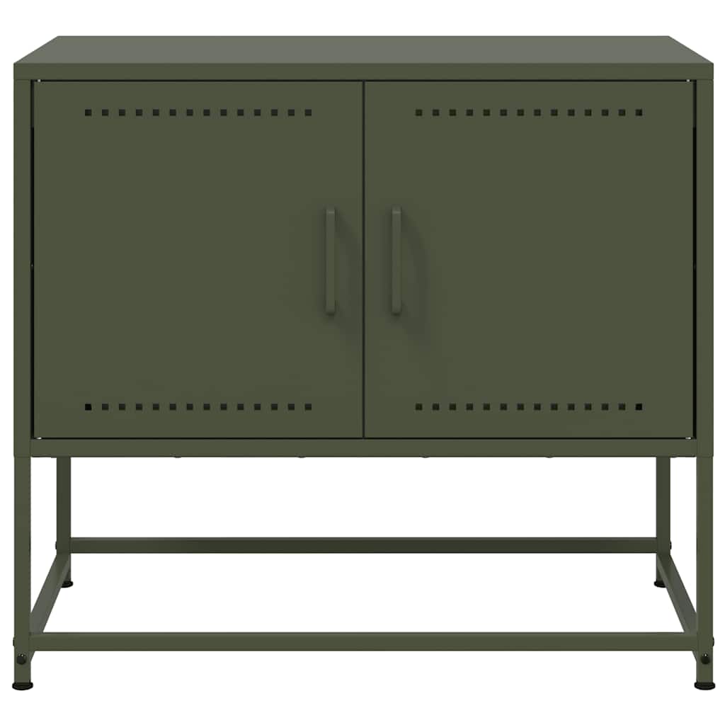 TV ormarić maslinasti 68,5 x 39 x 60,5 cm čelični