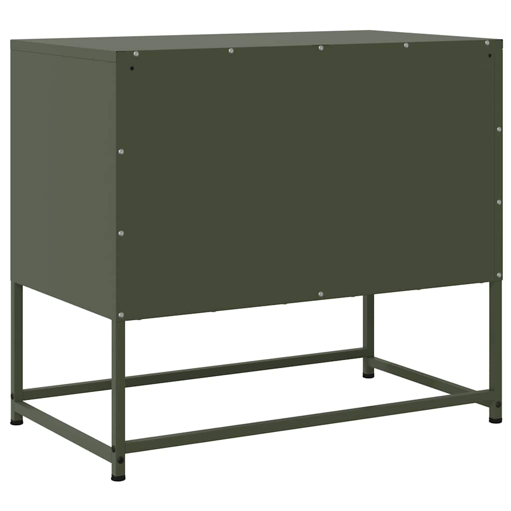 TV ormarić maslinasti 68,5 x 39 x 60,5 cm čelični
