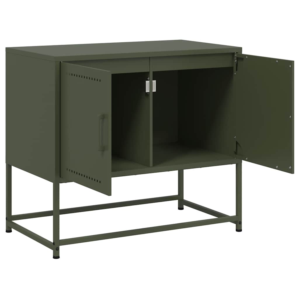 TV ormarić maslinasti 68,5 x 39 x 60,5 cm čelični