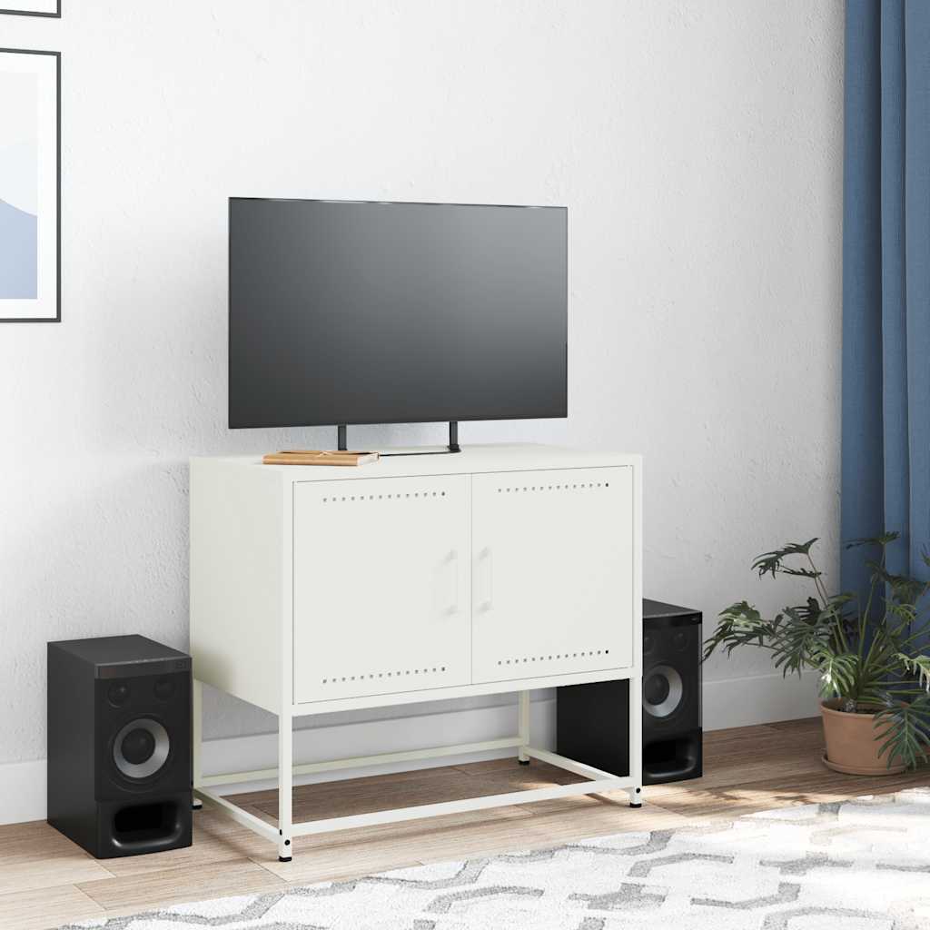 TV ormarić crni 68,5 x 39 x 60,5 cm bijeli