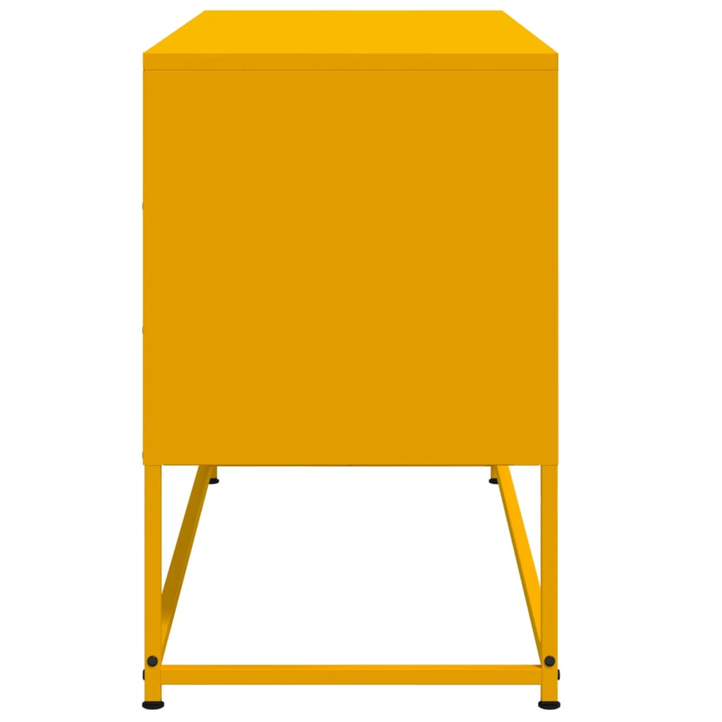 TV ormarić boja senfa 100,5 x 39 x 60,5 cm čelični