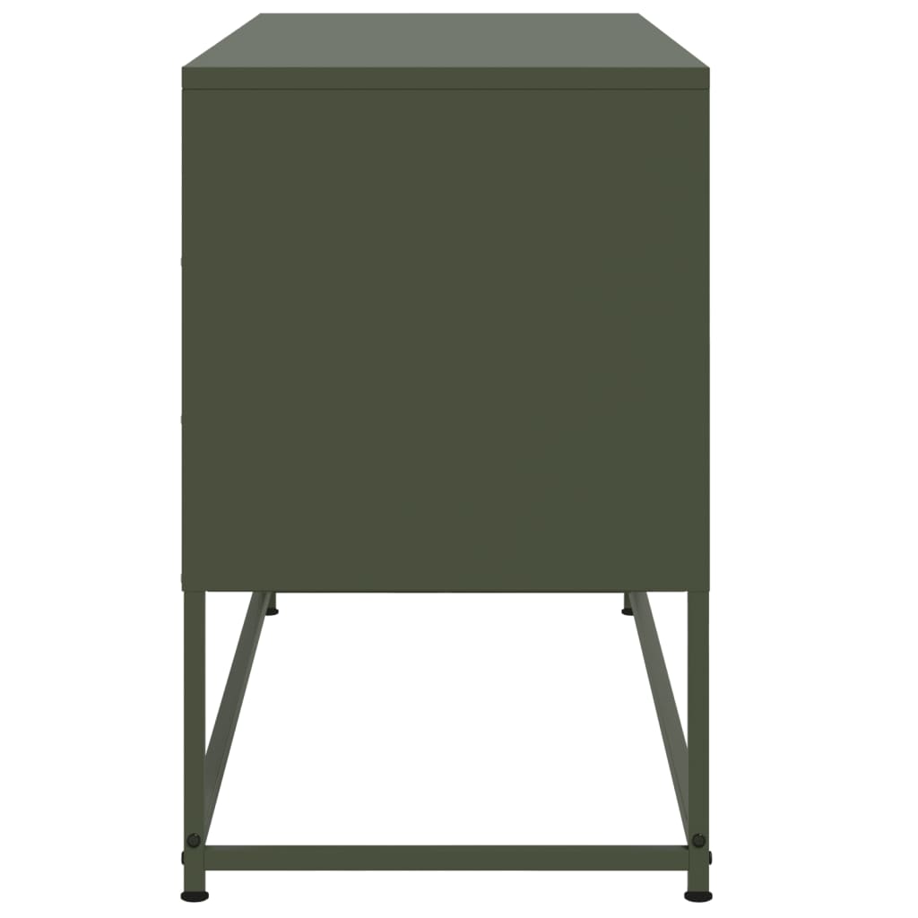 TV ormarić maslinastozeleni 100,5x39x60,5 cm čelični