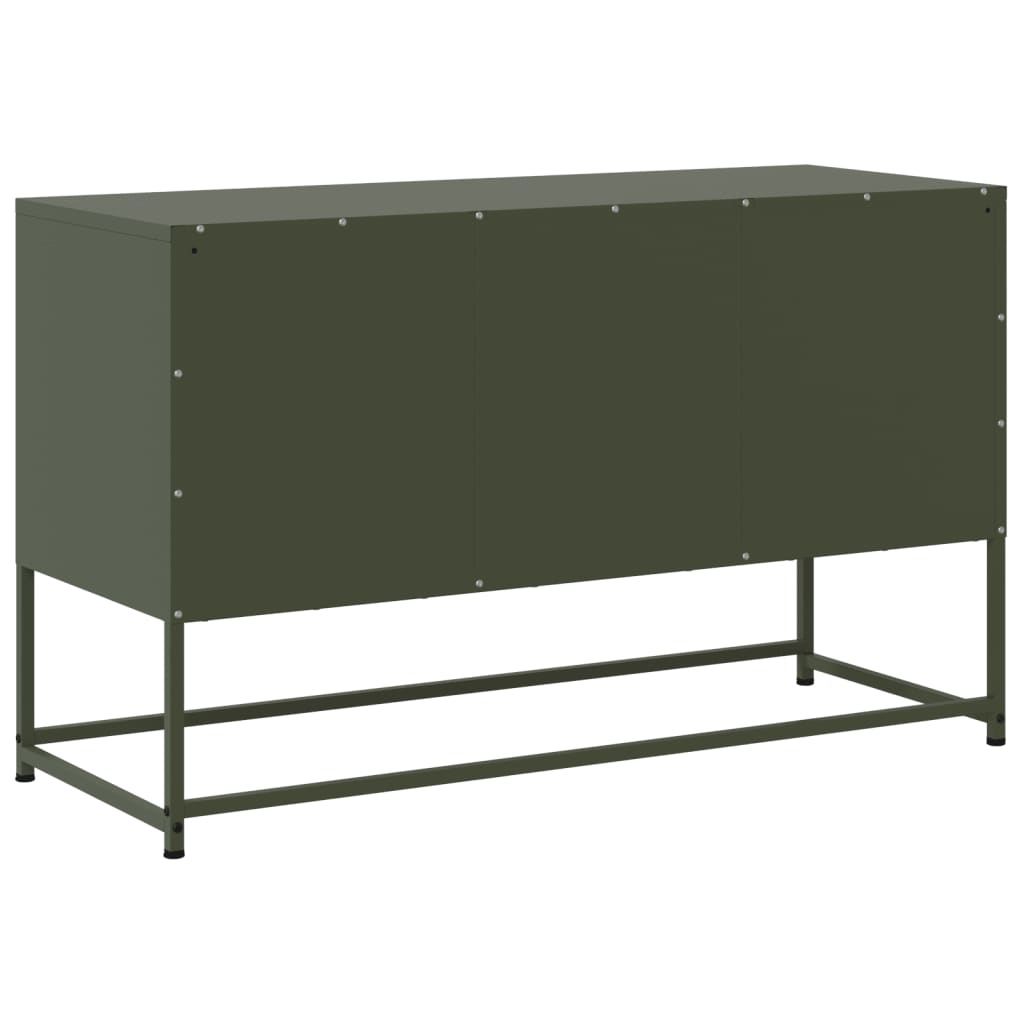 TV ormarić maslinastozeleni 100,5x39x60,5 cm čelični