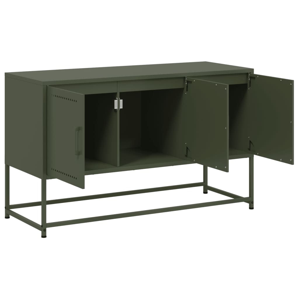 TV ormarić maslinastozeleni 100,5x39x60,5 cm čelični