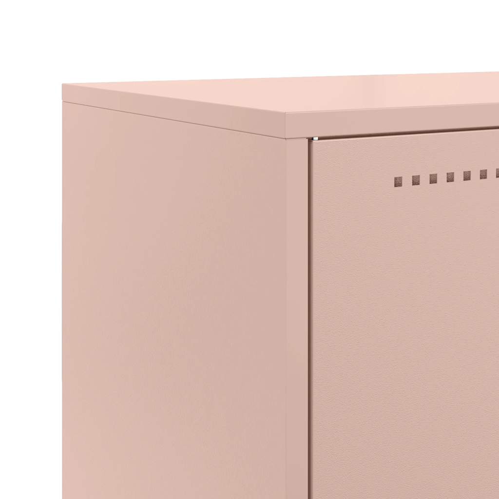 Komoda crna 68,5x38,5x107 cm čelična