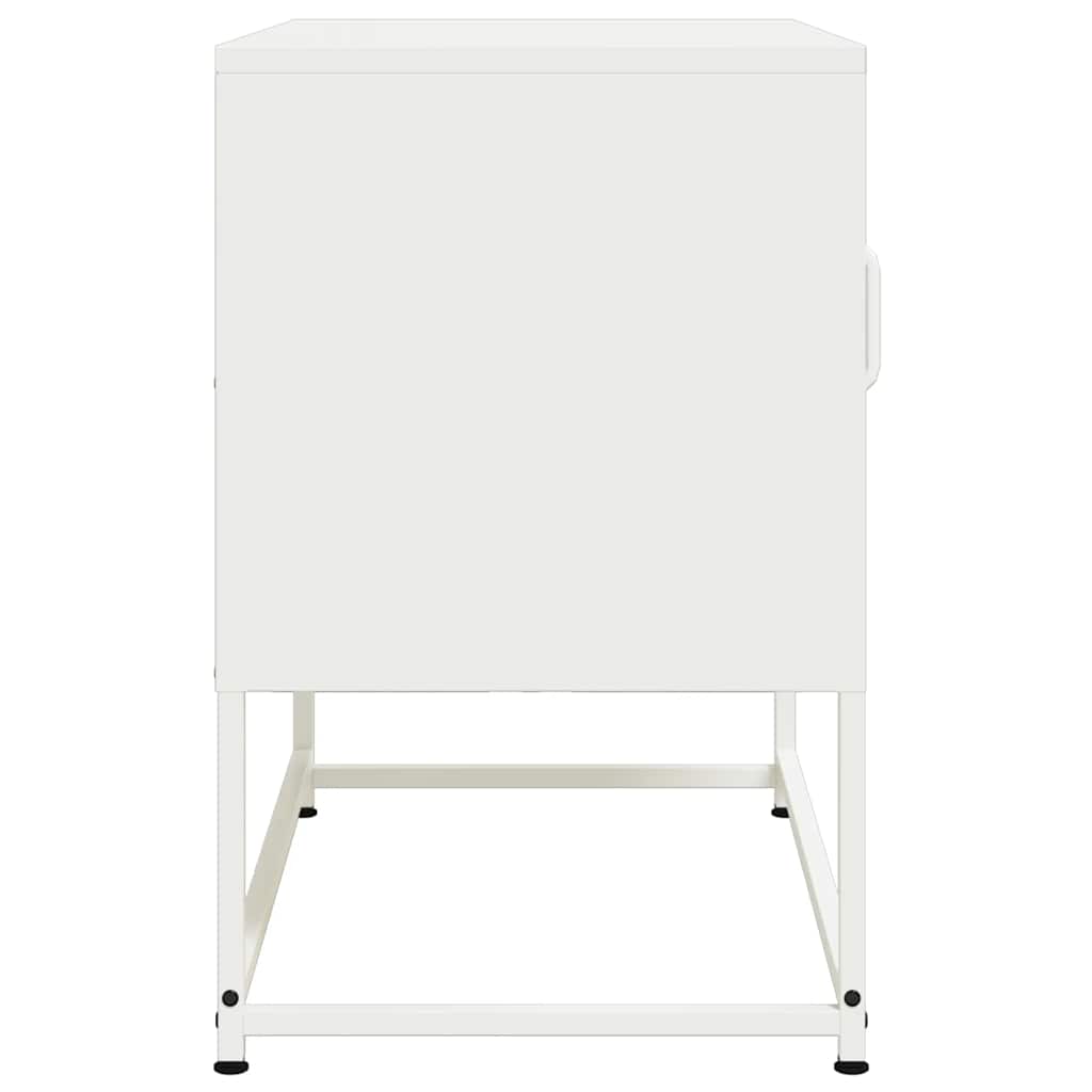 TV ormarić crni 68x39x60,5 cm bijeli