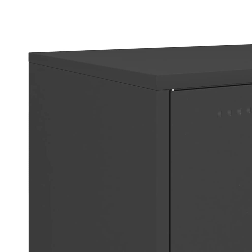 Visoka komoda ružičasta 100,5x39x107 cm čelična
