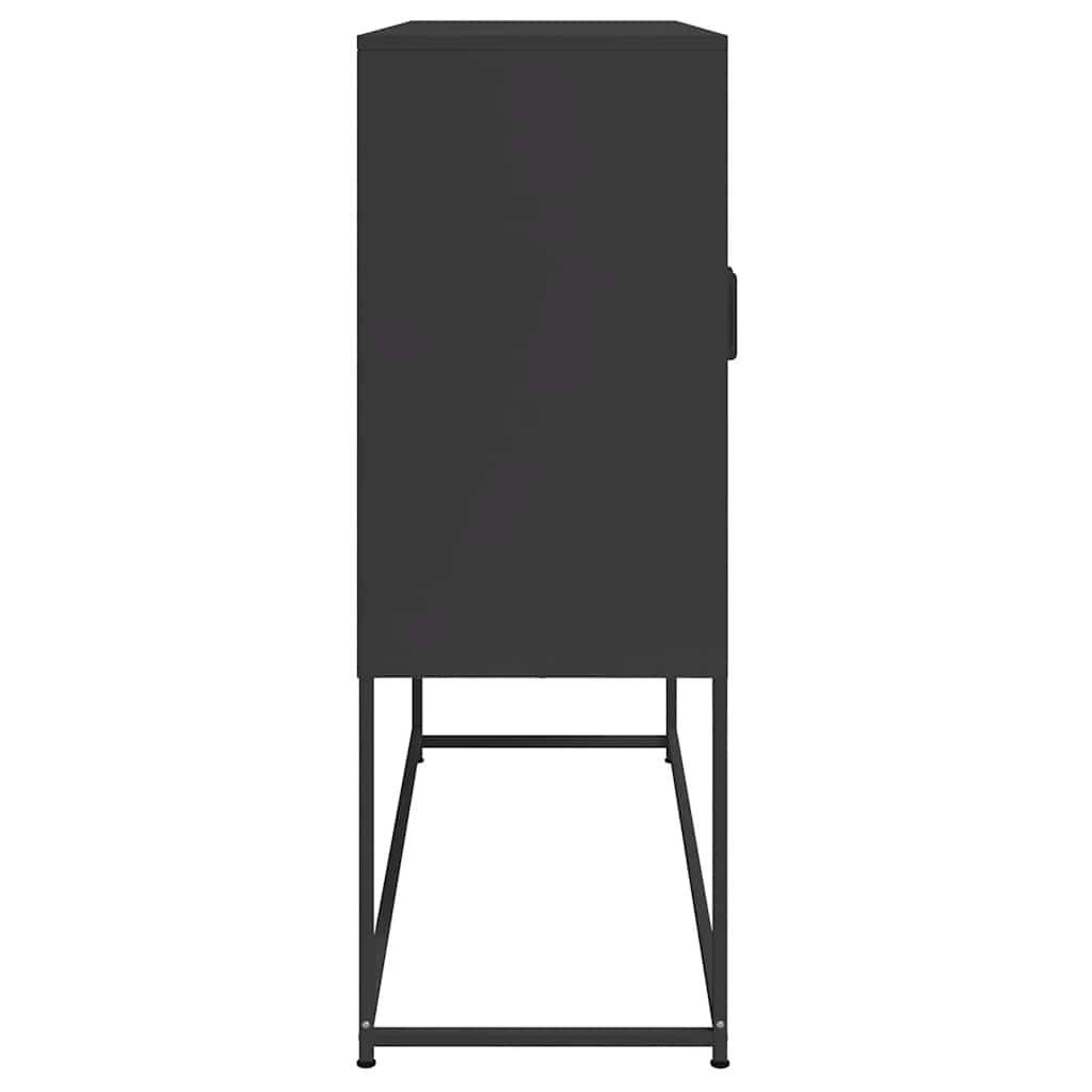 Visoka komoda ružičasta 100,5x39x107 cm čelična