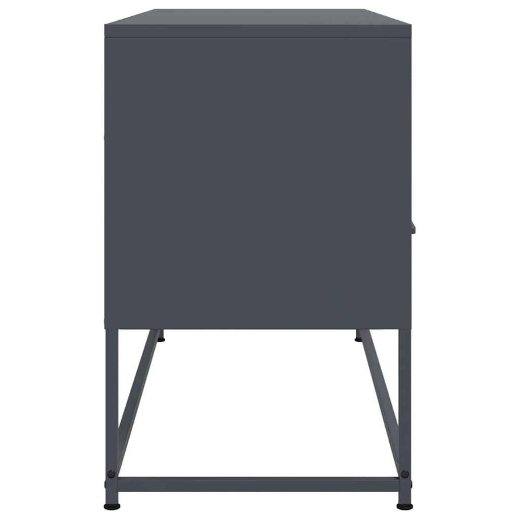 TV ormarić antracit 100,5x39x60,5 cm čelični