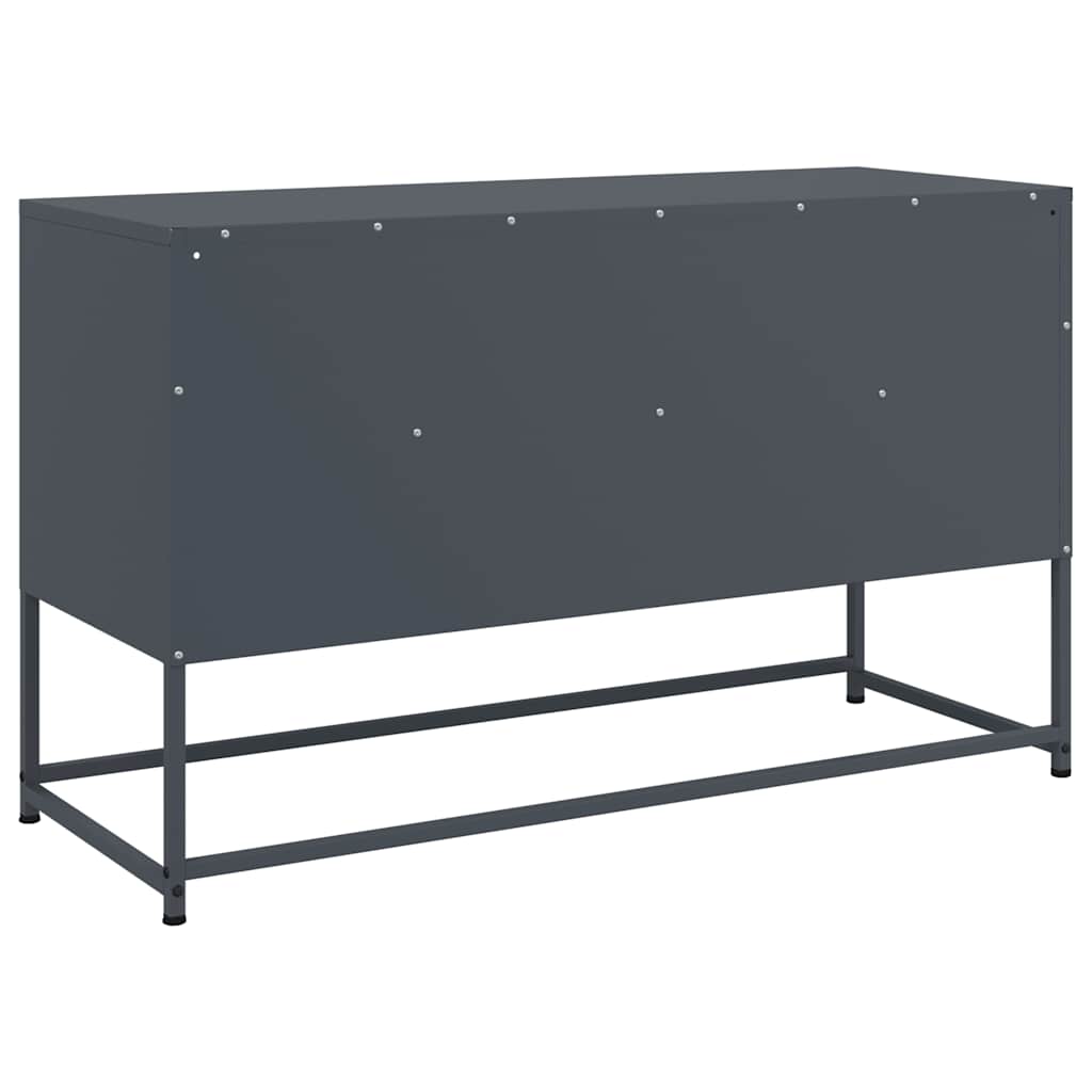 TV ormarić antracit 100,5x39x60,5 cm čelični