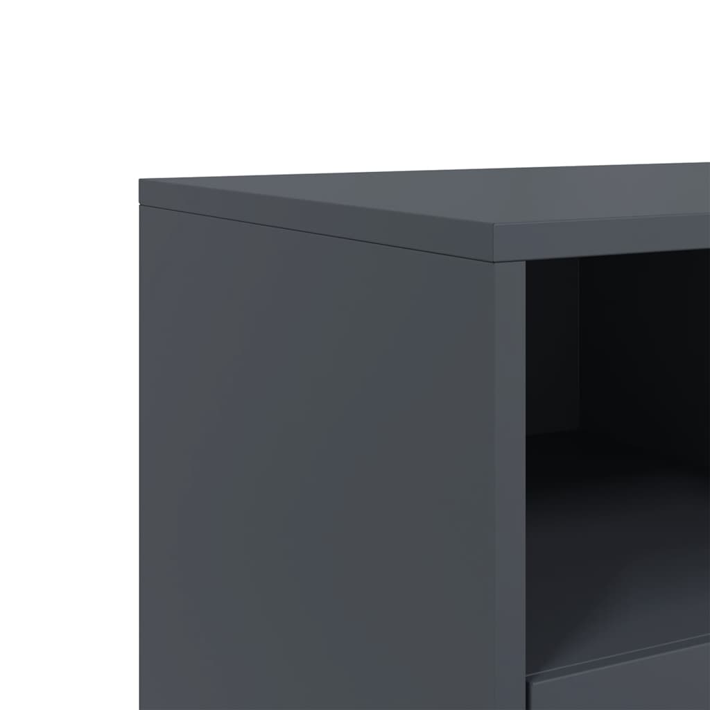 TV ormarić antracit 100,5x39x60,5 cm čelični