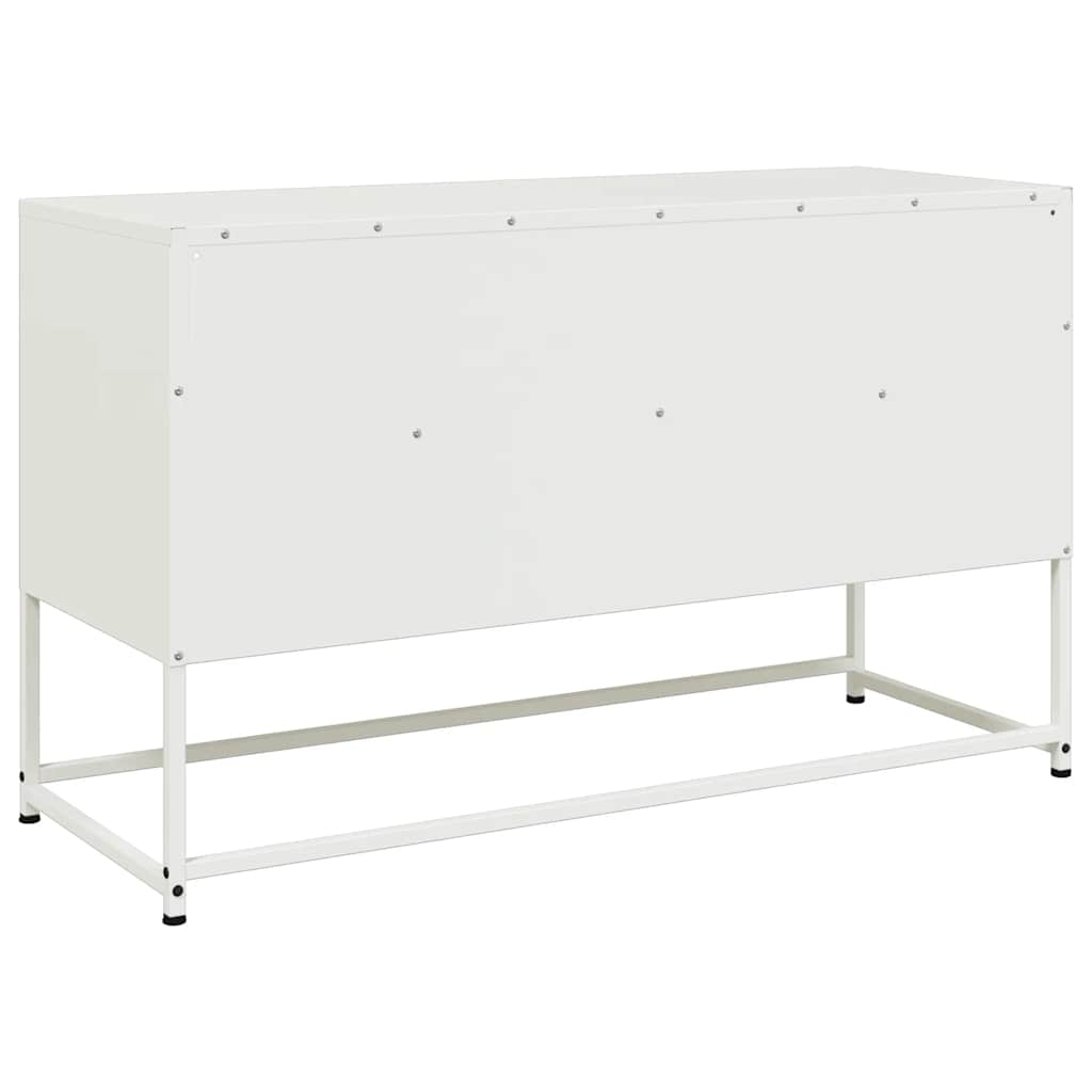 TV ormarić bijeli 100,5 x 39 x 60,5 cm čelični