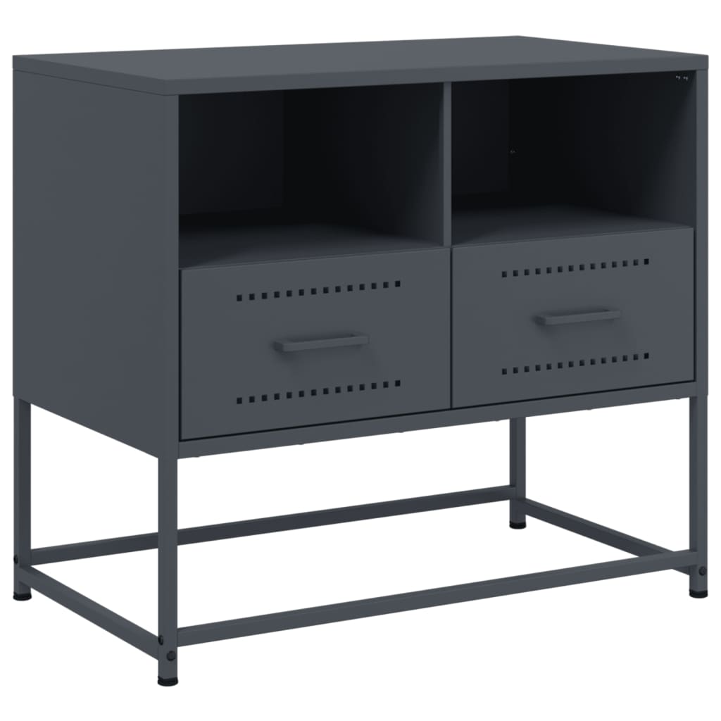 TV ormarić antracit 68x39x60,5 cm čelik